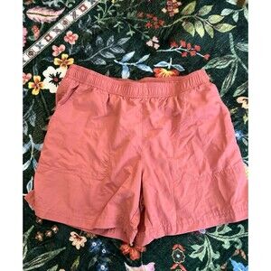 Columbia Pull On Athletic Shorts Women Peach Size small